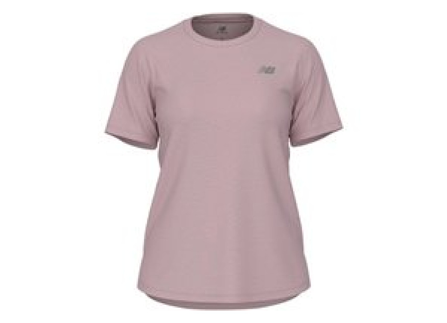 New Balance Koszulka New Balance Athletics fioletowa damska, Rozmiar