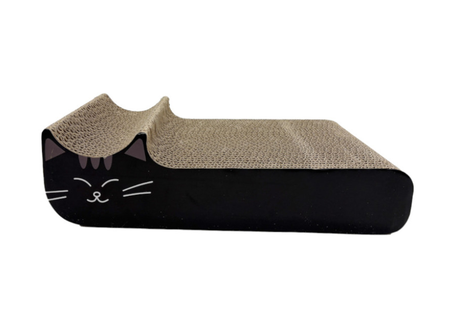 Leeby Kira tabla rascador de cartón negro para gato