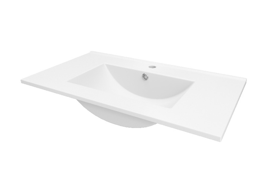 Lavabo blanco aruna 80x45c