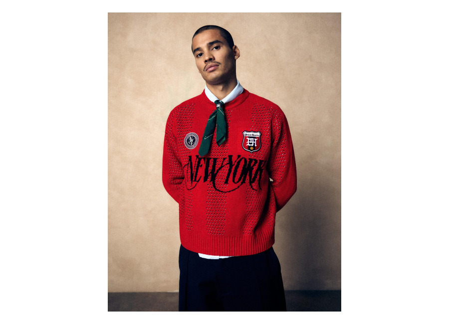 Jersey Cuello Redondo Mesh Parche Rojo