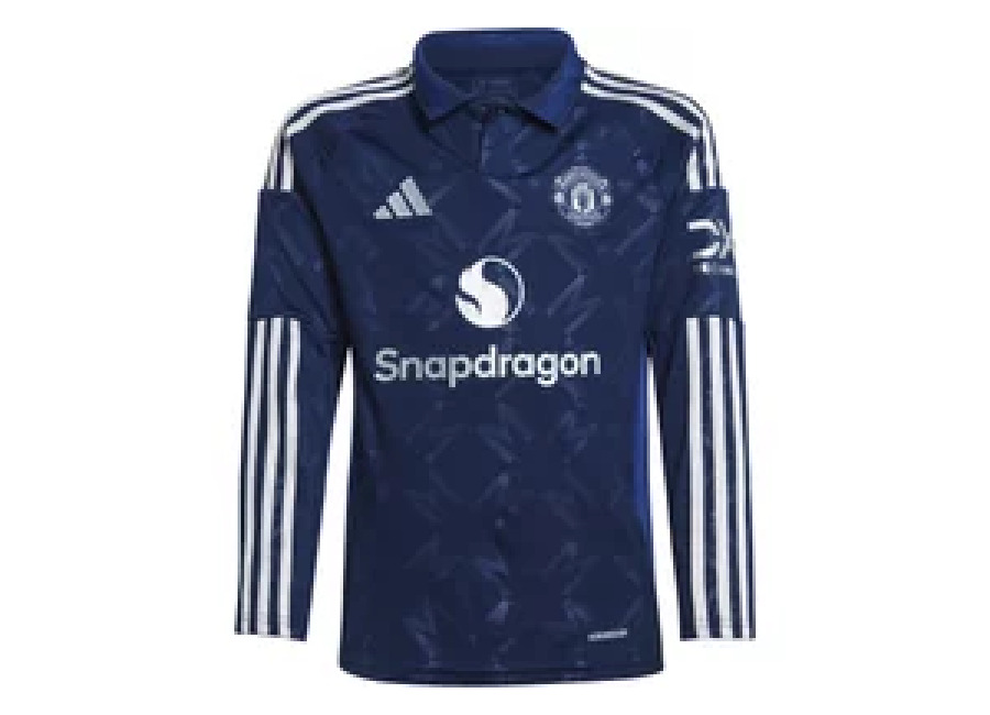 camiseta 2a equipacion de manga larga infantil manchester united 2024