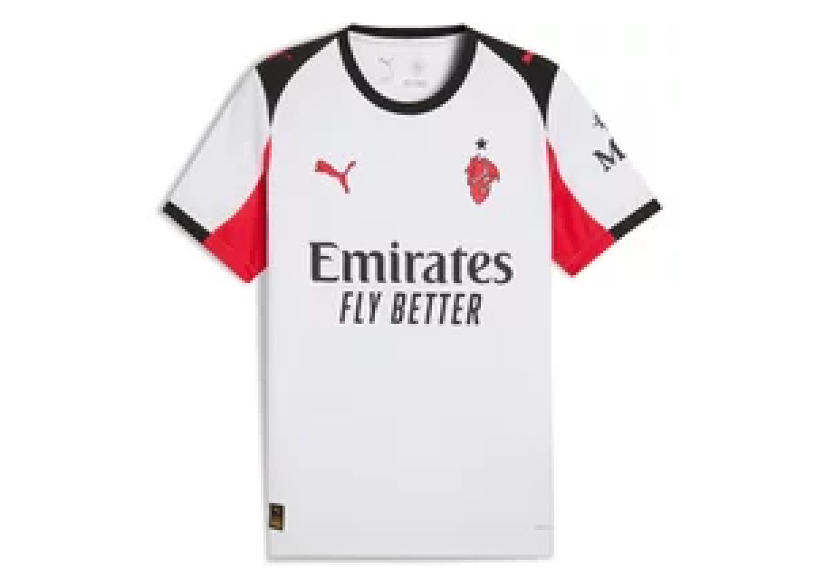 camiseta de visitante del ac milan 2025