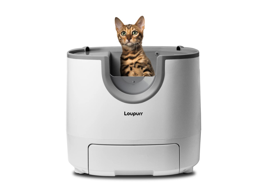 Caja de Arena Automática Abierta para Gatos L1, Autolimpiable, Fácil Mantenimiento con Múltiples Sensores de Seguridad,…