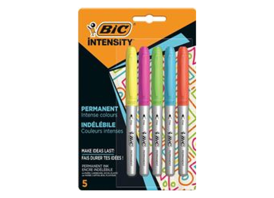 Bic 5 Marcadores Bic Permanente