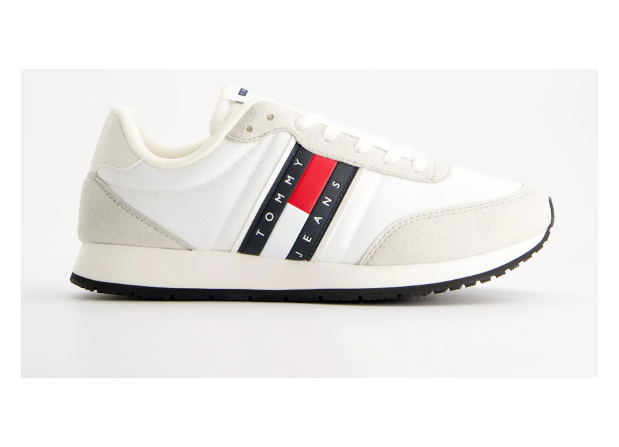 zapatillas deportivas de piel blancas – tommy hilfiger tjm classic