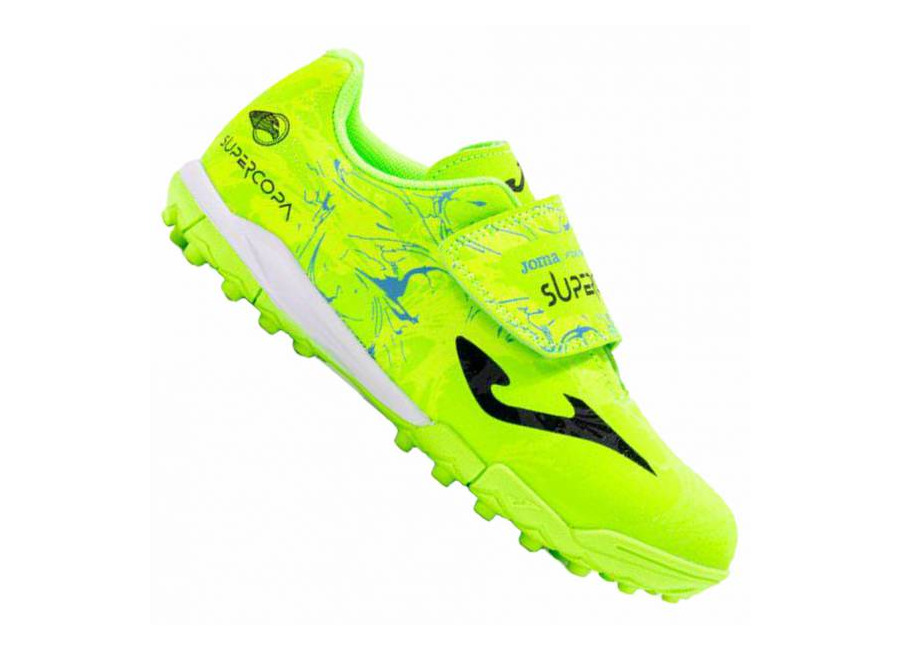 Joma SUPER COPA Turf Niño Botas de fútbol con suela multitacos