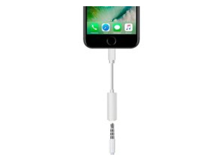Apple Adaptador Lightning a Mini Jack 3.5mm Hembra Blanco