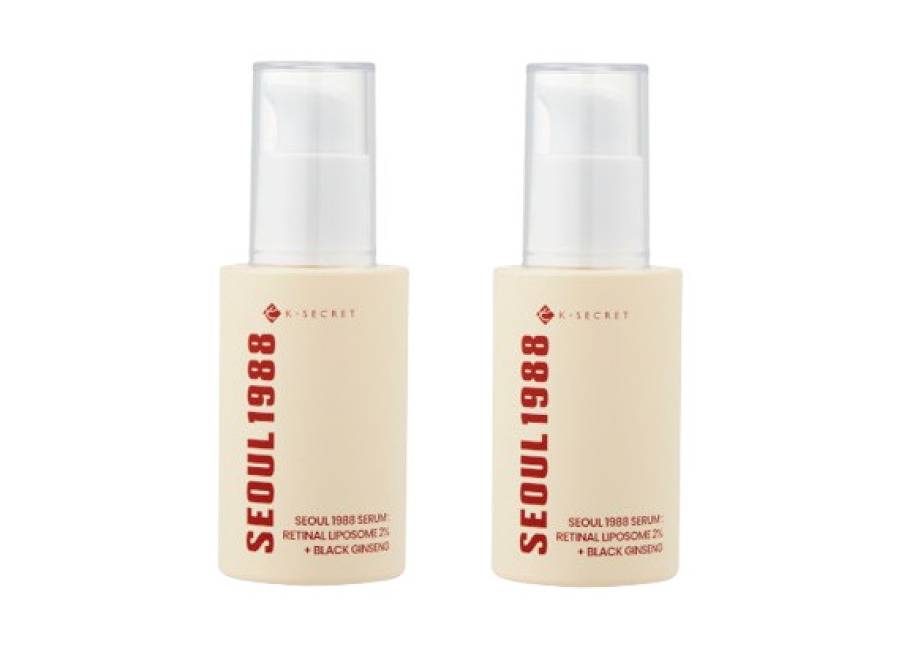 Ksecret SEOUL 1988 Serum : Retinal Liposome 2% + Black Ginseng – 30ml (2ea) Set