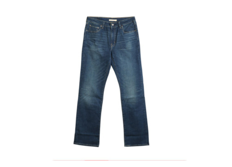 Levi’s para mujer. 18759-0195 Jeans de tiro alto Bootcur 725 azul (27/32), Casual, Algodón