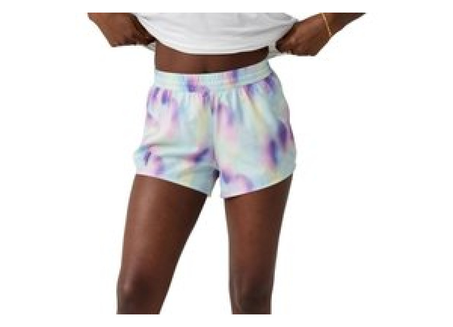 Pantalón Corto Brooks Dash Morado Amarillo Mujer