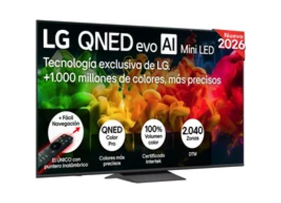 LG Televisor LG 75QNED81B6A 75 pulgadas QNED 4K Ultra HD webOS 25