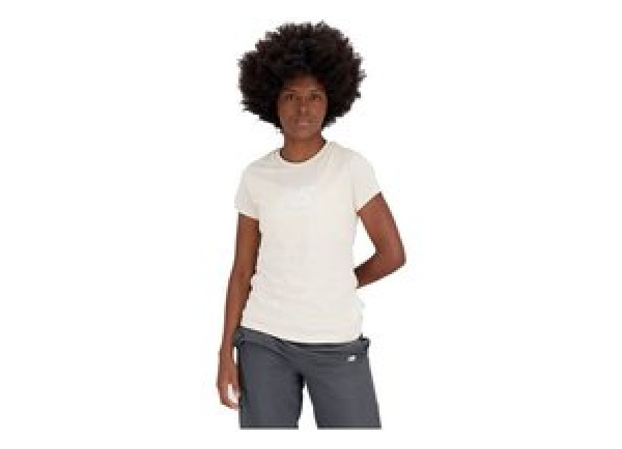 New Balance Camiseta New Balance Essentials Blanco Mujer