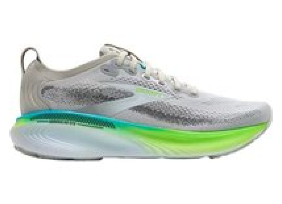 Brooks Zapatillas de Running Brooks Adrenaline Gts 25 Hombre Oyster/Green Gecko/Blue