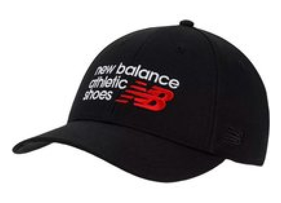 New Balance Gorra New Balance 6 Panel Athletics Structured Black