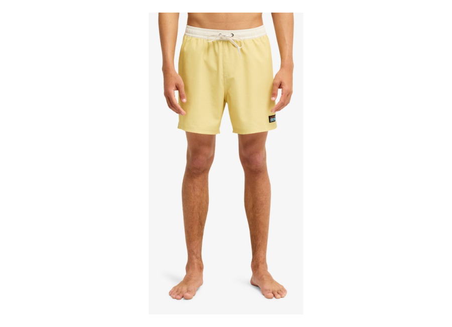 Quiksilver – One Piece Solid 16″ – Short de natación Amarillo Hombre