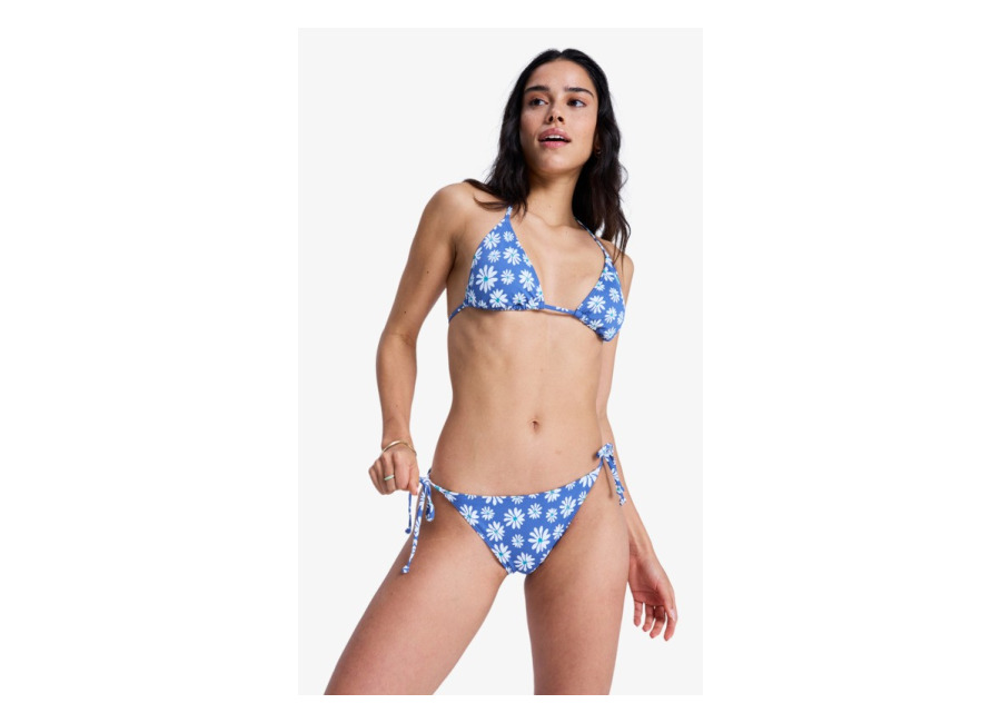 Roxy Printed Essentials TS Classic – Braguita de bikini con lazo lateral Azul Mujer