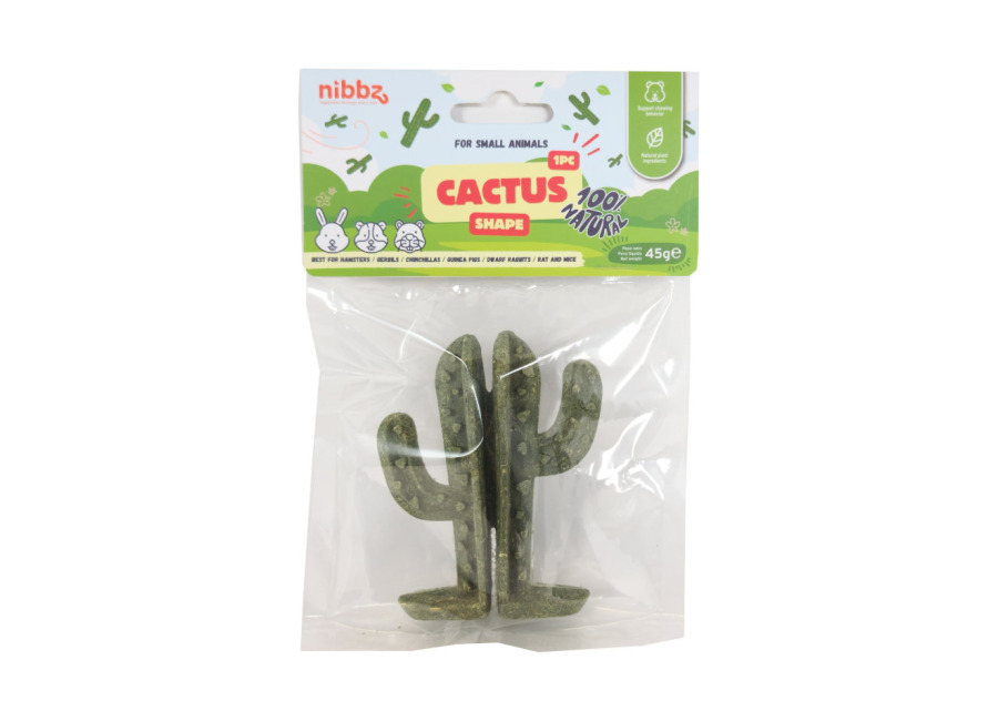 Nibbz 0.046 KG 1 ud. Nibbz Snack Cactus para roedore