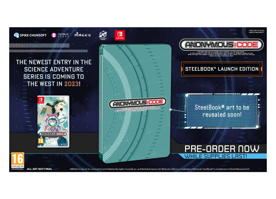 Anonymous Code SteelBook Launch Edition