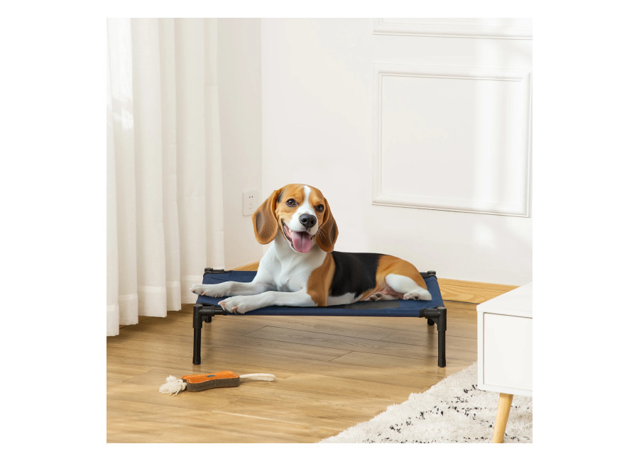 Cama para Perros y Gatos Pawhut, Cama Elevada Ultra Cómoda para Acampar, Tela Oxford Micro Air-Textilene,…