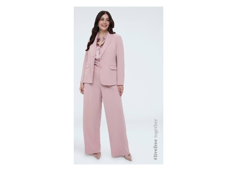 Fiorella Rubino Pantalones Wide Leg en tejido stretch