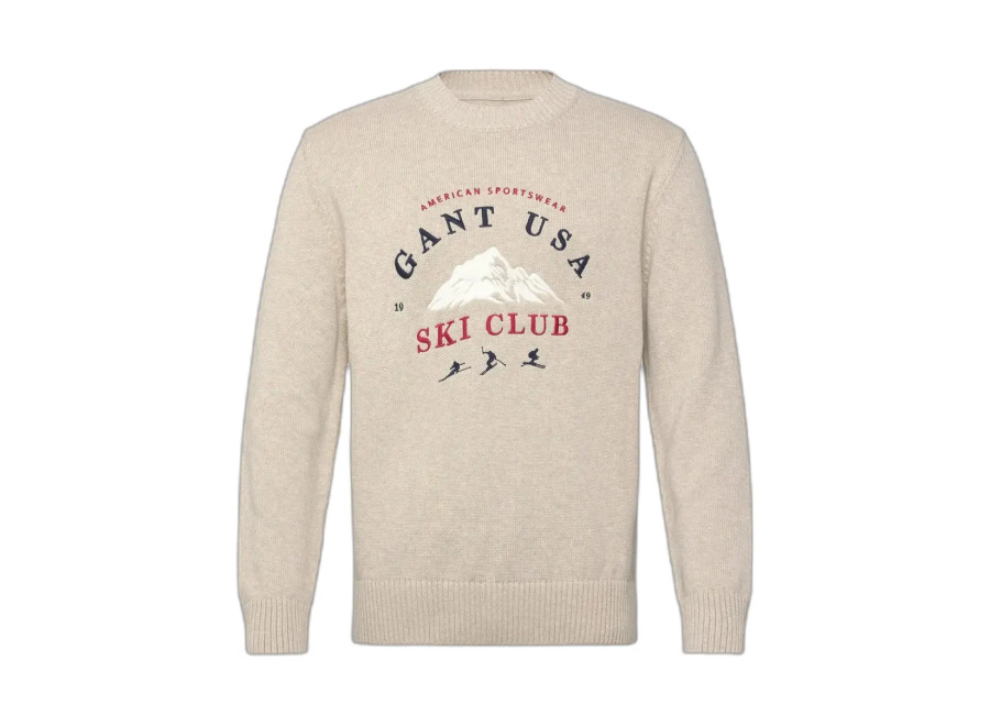 Gant Jersey bordado Gant Graphic C-neck