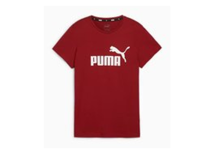 Puma Camiseta Puma Essentials Logo Mujer Rojo