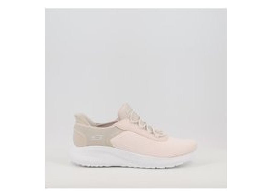 tenis skechers slip-ins: bobs sport squad chaos 117504 creme