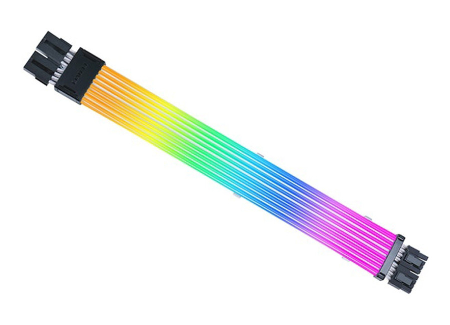 Lian Li Strimer Wireless ARGB PW8-1W 2 x 8 Pines Para GPU Blanco