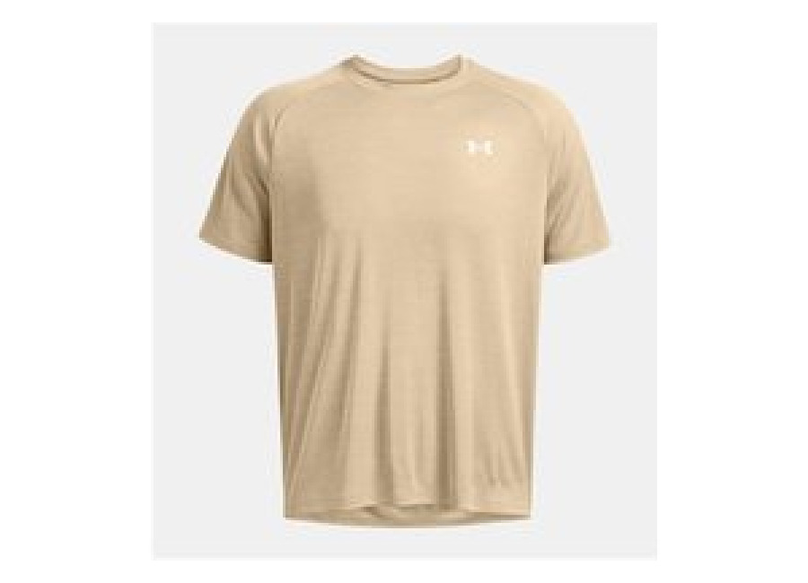 Under Armour Camiseta de Fitness Under Armour Tech Textured SS Hombre Khaki