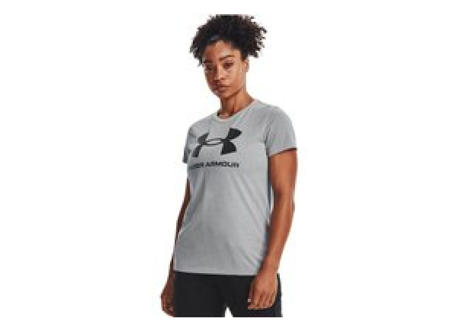 Under Armour Camiseta de manga corta Uner Armour Sportstyle Mujer Grey