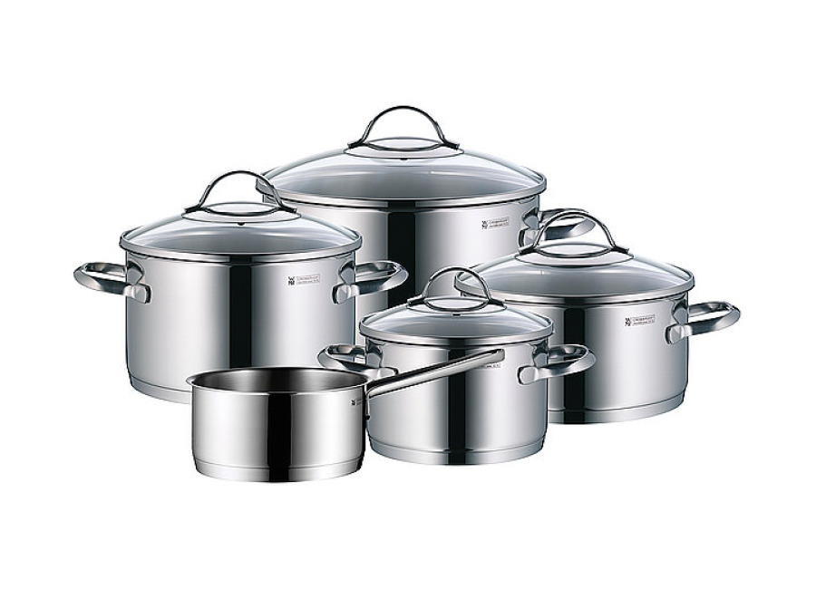 Wmf Juego de ollas de 5 piezas PROVENCE PLUS Inducción Cromargan plata