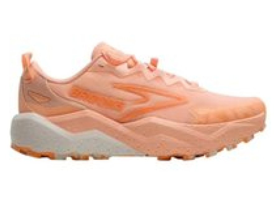 Zapatillas Brooks Caldera 8 Naranja Blanco SS26 Mujer