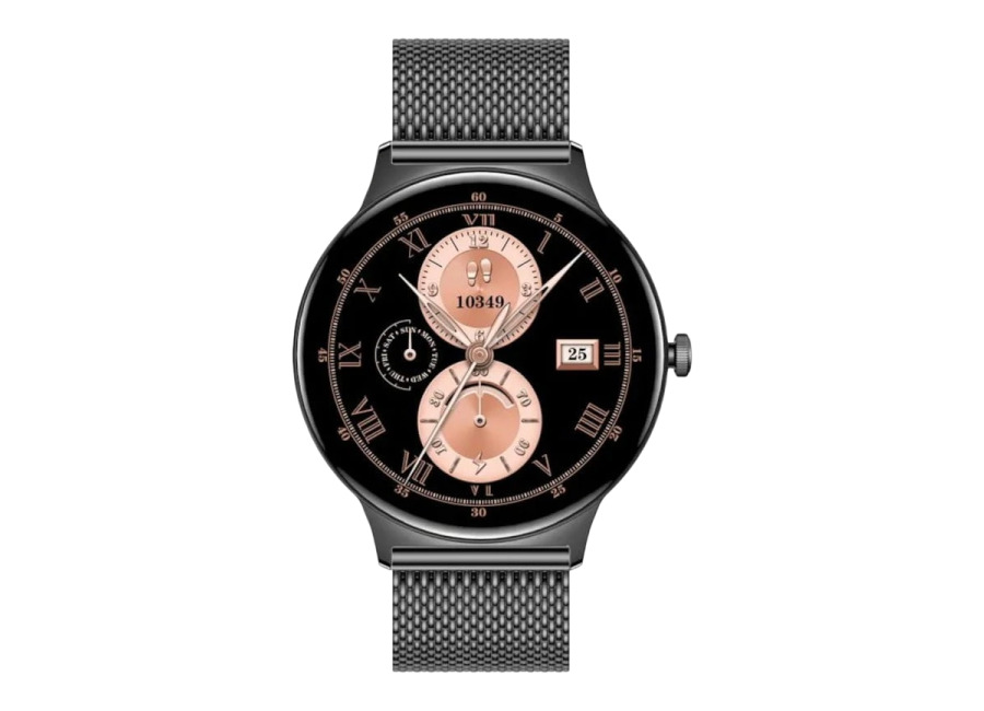 Colmi V89 Correa de Metal Negro – Reloj Inteligente