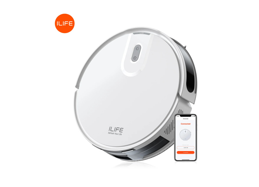 Aspiradora robot ILIFE V20, succión de 5000 Pa, navegación inteligente SOF LiDAR, control por aplicación, limpieza…