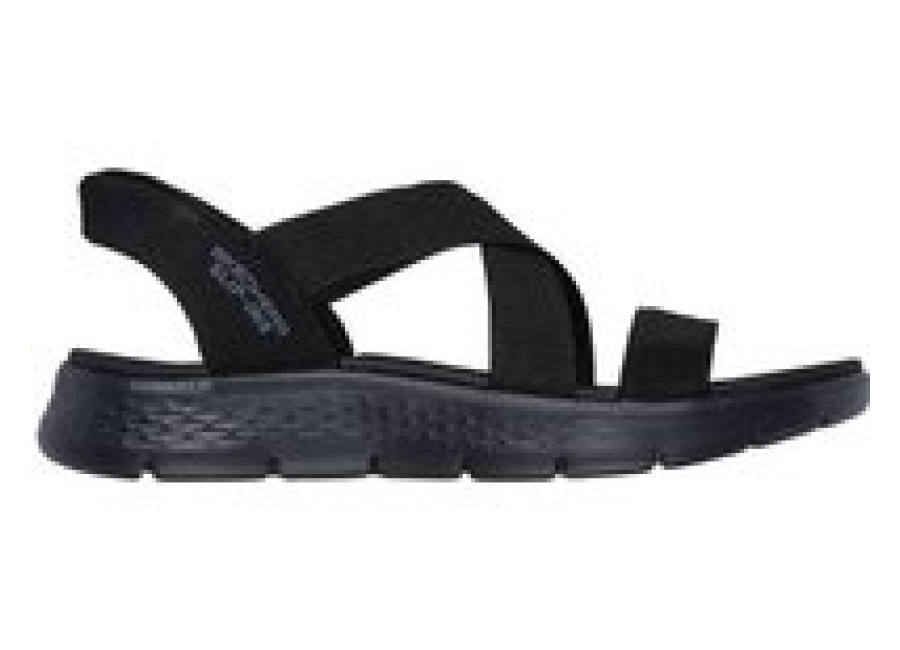 Skechers Sandalias Skechers Go Walk Flex – Glimmer slip-ins Mujer Black Textile