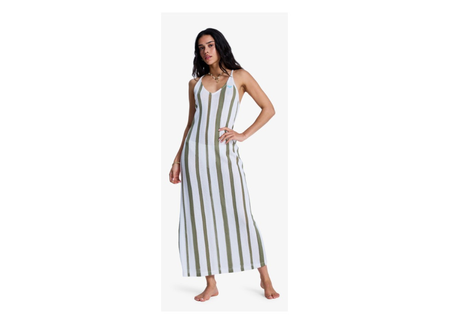 Roxy Nalu Sunset – Vestido largo de playa Verde Mujer