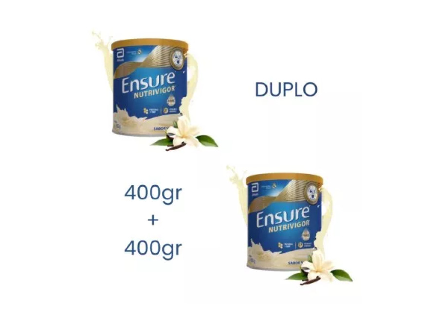 Ensure NutriVigor Sabor Vainilla Duplo 2 x 400 g