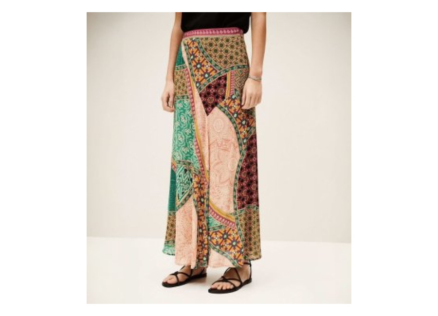 ba&sh para mujer. 1e25fanc falda fancy multicolor , casual, viscosa
