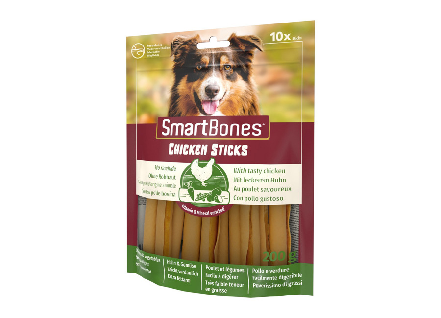 SmartBones snacks para perros en oferta: 2 + 1 ¡gratis! – Chicken Sticks palitos con pollo (3 x 10 uds.)