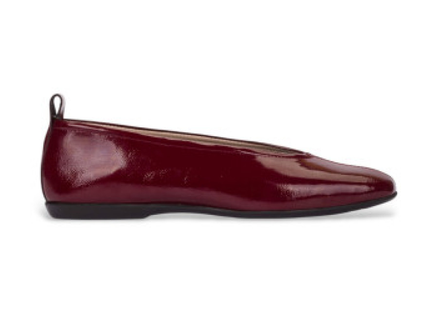wonders para mujer. a-8661 manoletinas pepa 61 vino , plano, ninguno, casual, granate