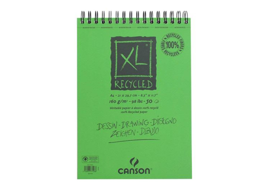Canson Bloc De Dibujo Canson Xl A4 Reciclado