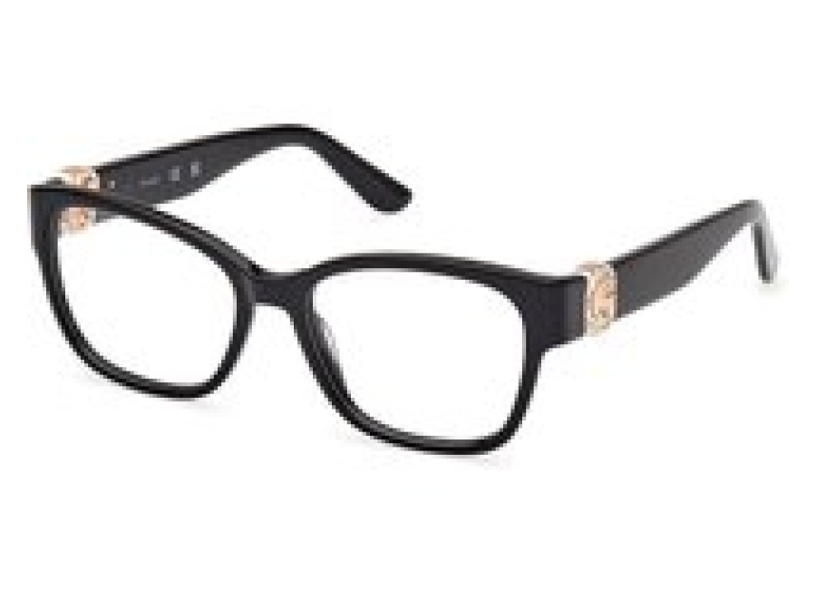 Guess Mujer Guess 005 Monturas ópticas Acetato Negro Cuadrada Norma