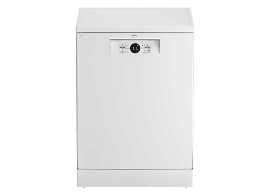 REACONDICIONADO Seminuevo Bueno Lavavajillas – Beko BDFN26640WC, 16 servicios, 6 programas, 59.8 cm, Tercera bandeja, Blanco