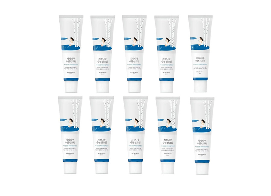 Round LAB [OFERTA]ROUND LAB Birch Juice Moisturizing Sun Cream SPF50+ PA++++ – 50ml (10ea) Set