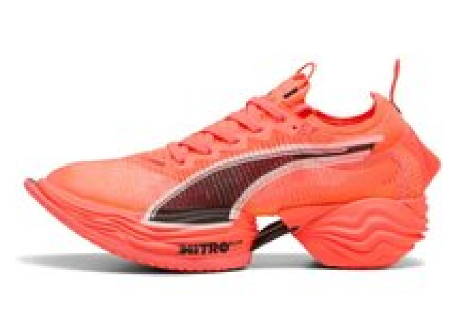 Zapatillas Puma Fast-R NITRO Elite 2 Naranja Negro Mujer