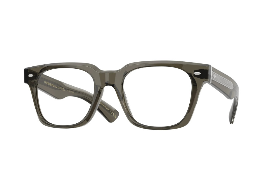 Oliver Peoples Hombre Oliver Peoples ALFREY 1820 Monturas ópticas Acetato Gris Transparente Cuadrada Norma