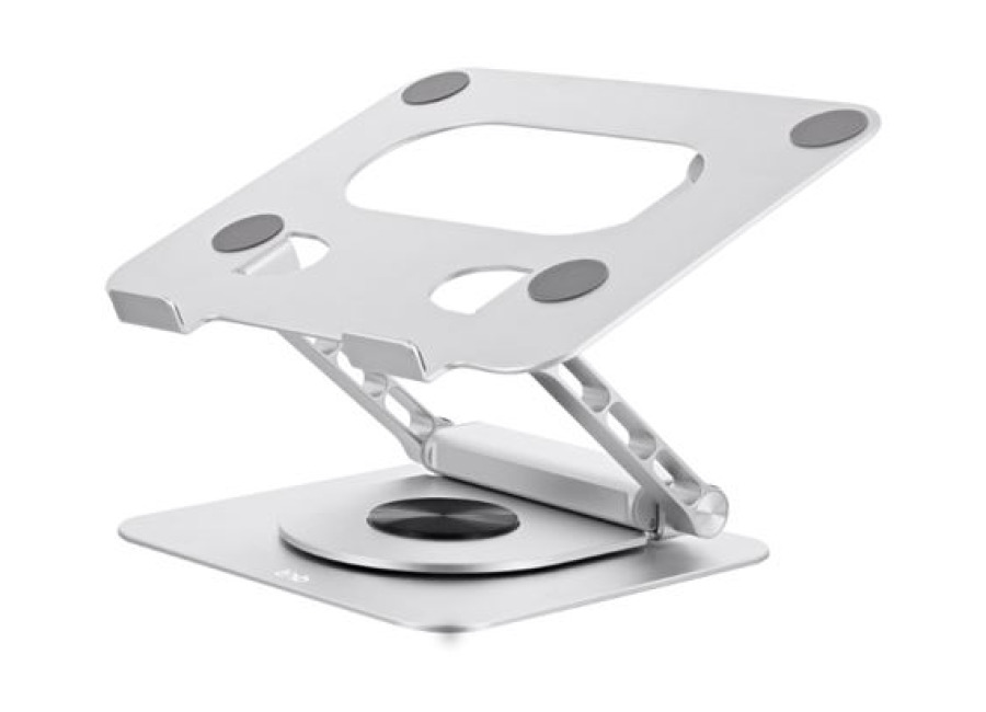 Soporte Plegable Giratorio 360° T’Nb Iclick De Aluminio Para Notebook 17″