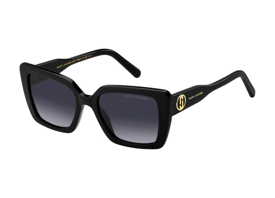 Marc Jacobs Mujer Marc Jacobs MARC 733/S 807/9O Gafas de sol Acetato Negro Gris Cuadrada Sombreado