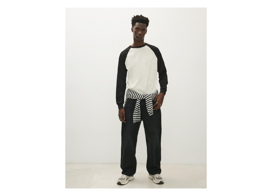 Jeans Loose Fit Negro