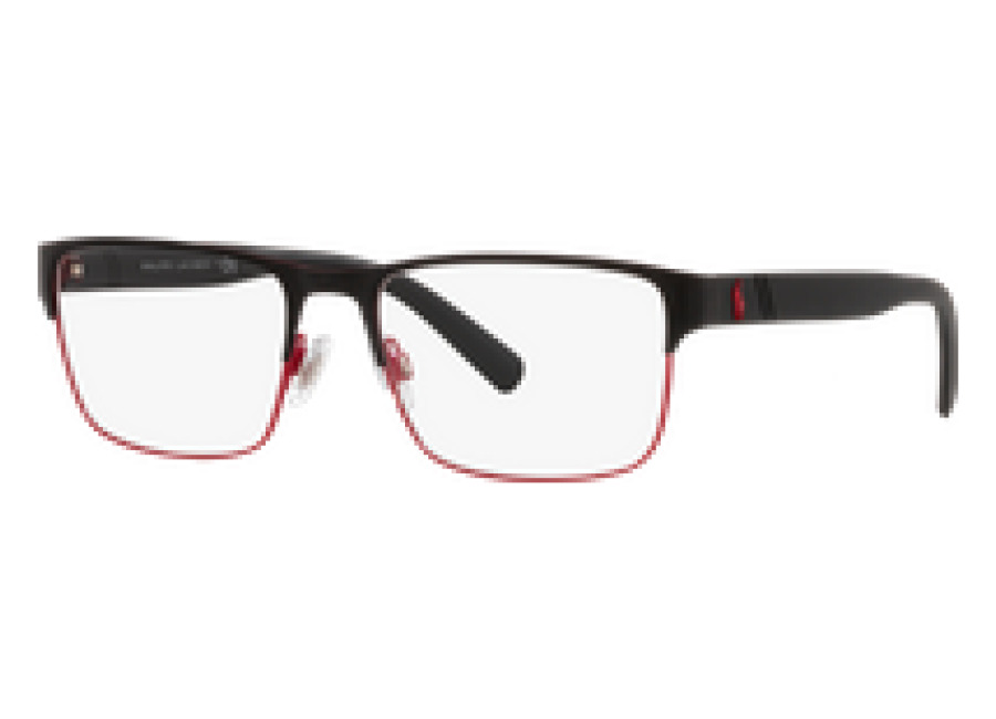 Polo Ralph Lauren Hombre Polo Ralph Lauren 9191 Monturas ópticas Metal Negro Cuadrada Norma